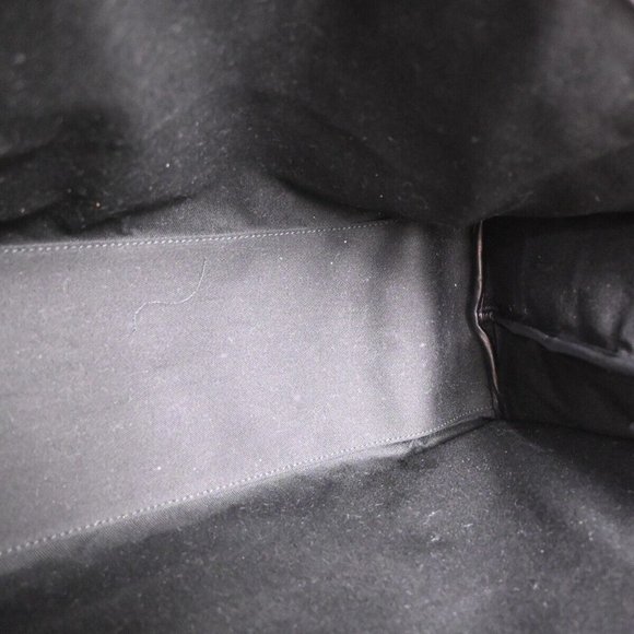 SALVATORE FERRAGAMO Signature Shoulder Tote Bag Canvas Leather Black GHW 57RJ307 - Picture 5 of 16